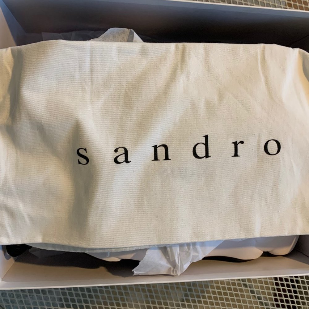 SANDRO white sneakers (new unworn) - Picture 5 of 6